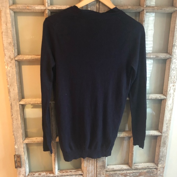 🎀LOFT🎀Ruffle Front Ribbon Cardi - Picture 7 of 8